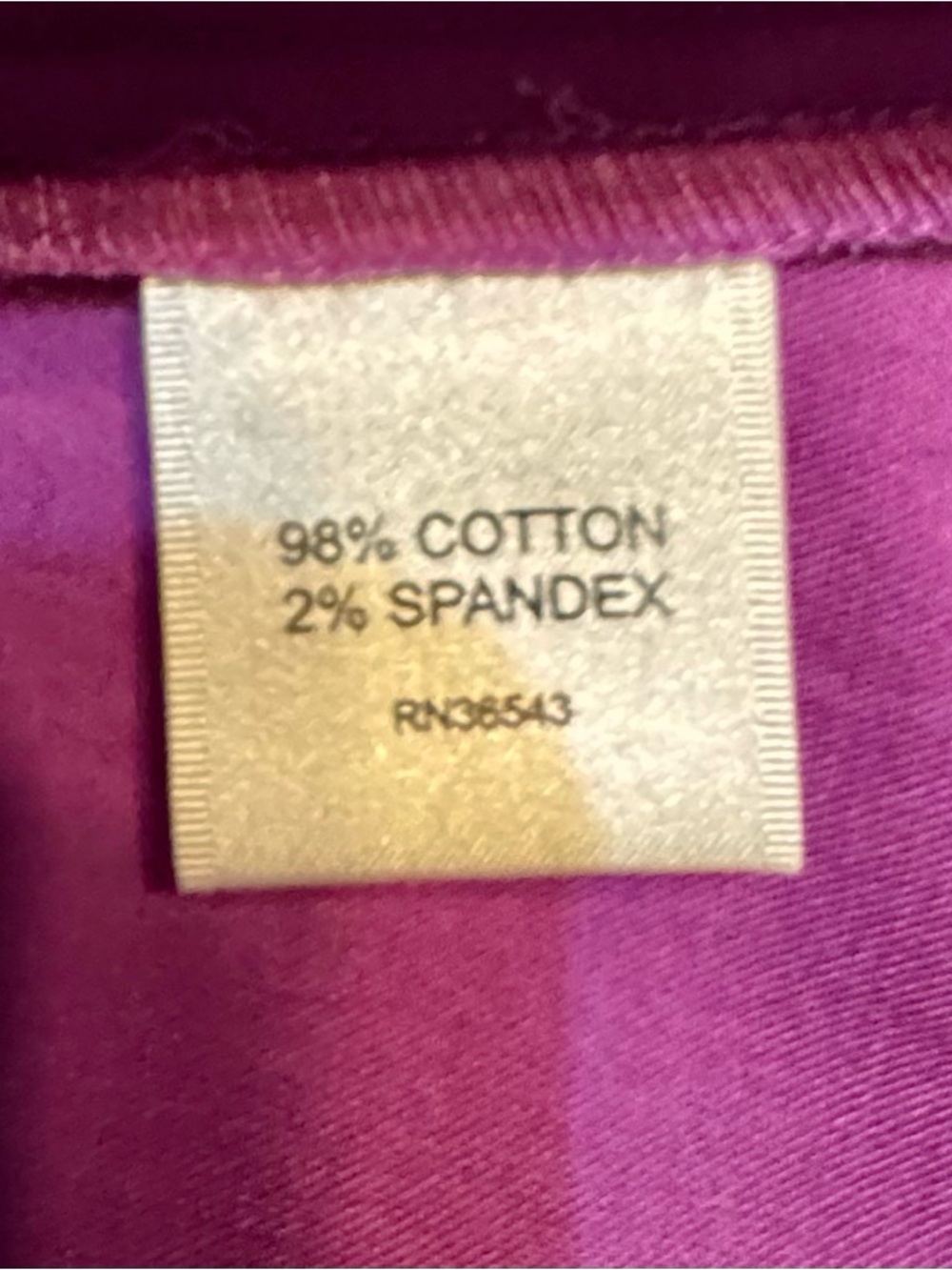 Van Heusen Studio NWT Wood Violet Stretch Shirt size Medium - Picture 4 of 8